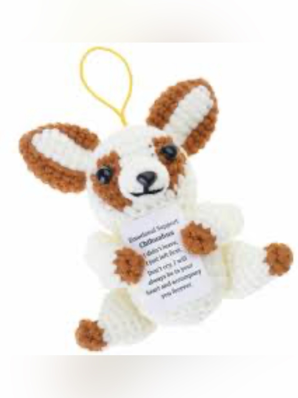 New**Crochet chihuahua plush keychain -*Gift for pet owners experiencing loss